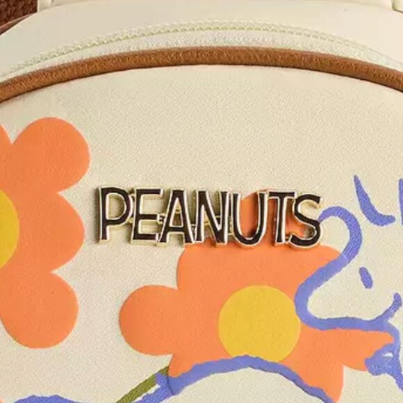 Peanuts Snoopy and Woodstock Sling Bag Backpack - Picture 5 of 6